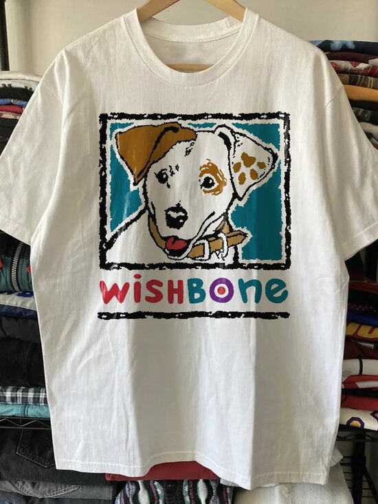 George P Other - Wish Bone Washed White Tee